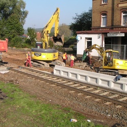 Bahnhof Umbau 2006